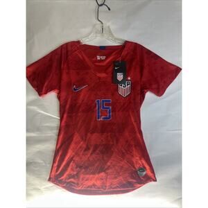 Nike Team USA Soccer Jersey Shirt Womens Medium USWNT World Cup Megan Rapinoe 15
